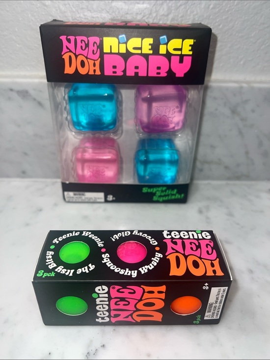 Schylling Other - NeeDoh Nice Ice Baby (4-pack) and Teenie NeeDoh (3-pack)